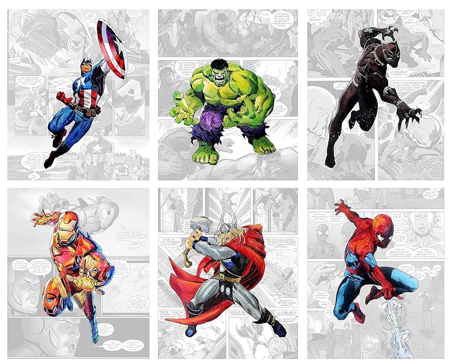 Amazon.co.jp: スーパーヒーロー 壁装飾 - アベンジャーウォール